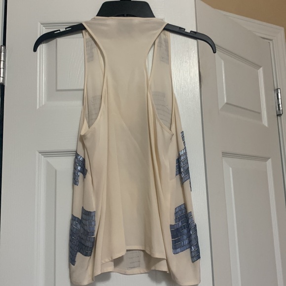 Madison Marcus Blue Beaded Racerback Tank - Picture 6 of 6